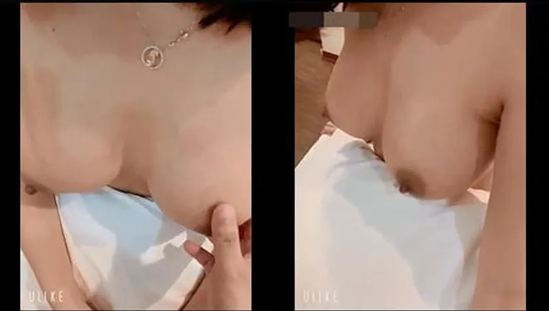 Dụ em ngực khủng threesome